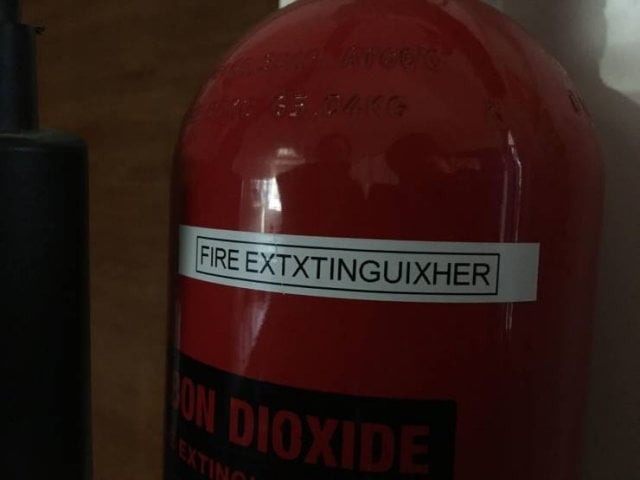 fire extinguisher