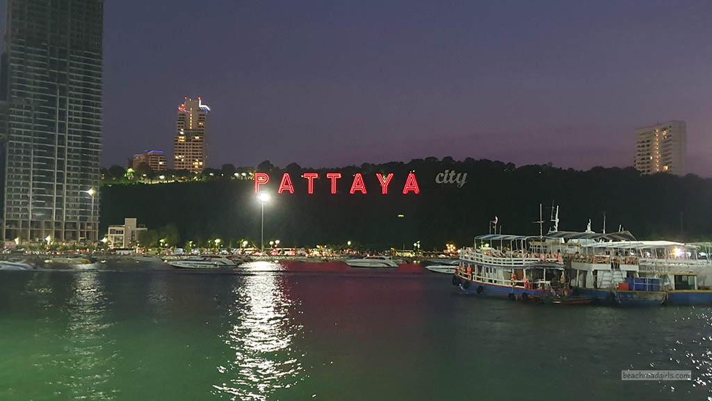 Pattaya Port Sign